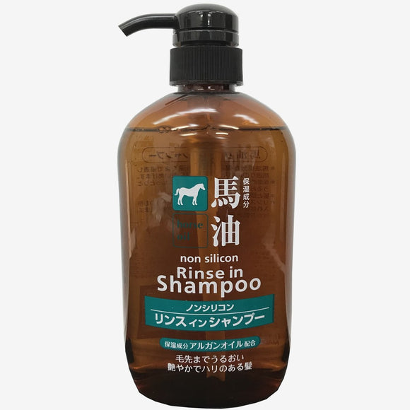 KUMANO Horse Oil RINSE-IN Shampoo 600ml