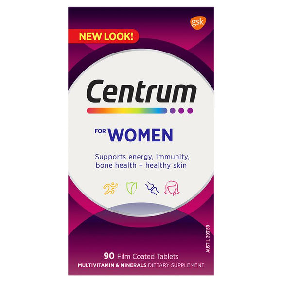 Centrum For Women 90 Tablets Exclusive Size