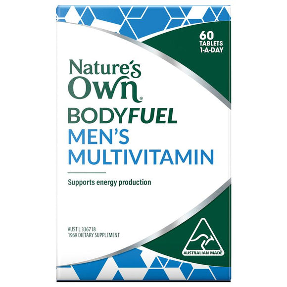 Nature's Own Bodyfuel Men's Multivitamin - Multi Vitamin for Energy 60 Tablets