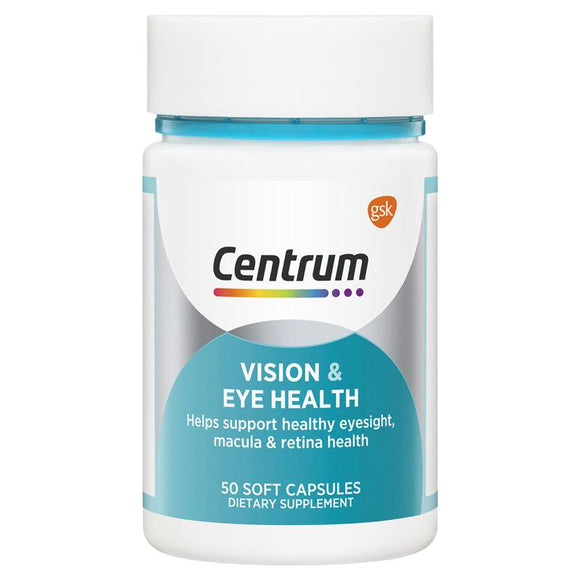 Centrum Vision and Eye Health 50 Capsules
