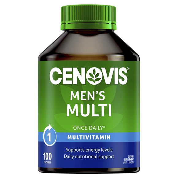 Cenovis Men's Multivitamin for Energy - Multi Vitamin 100 Capsules