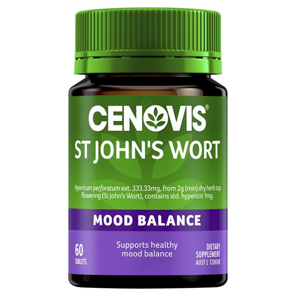 Cenovis St John's Wort for Healthy Mood Balance 60 Tablets