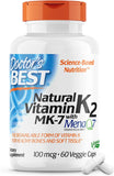 [READY] Doctor's Best, MK-7, Featuring MenaQ7 Natural Vitamin K2, 100 mcg, 60