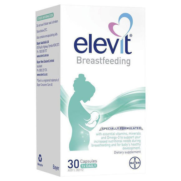 Elevit Breastfeeding Multivitamin Capsules 30 Pack (30 Days)