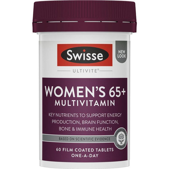 Swisse Womens Multivitamin 65+ 60 Tablets