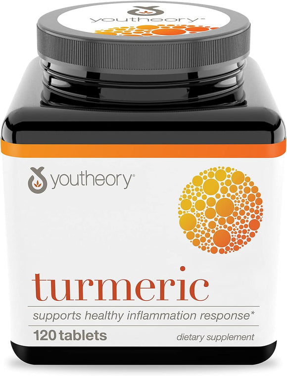 [READY] Youtheory, Turmeric, 120 Tablets