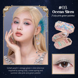 Flower Knows Moonlight Mermaid Series Five-Color Jewelry Eyeshadow Palette 6.3g