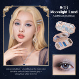 Flower Knows Moonlight Mermaid Series Five-Color Jewelry Eyeshadow Palette 6.3g