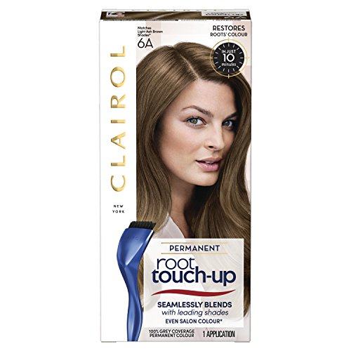 Clairol Root Touch-Up by Nice'n Easy Permanent Hair Dye, 6A Light Ash Brown Hair Color