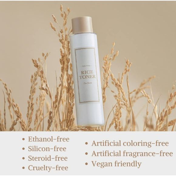 [I'M FROM] Rice Toner / Essence vegan, for brightening and elasticity care 150ml