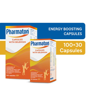 Pharmaton Multivitamin Capsule for Energy and Stamina - with Multivitamins & Minerals Value Pack