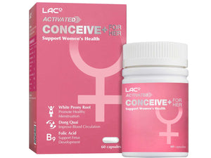 LAC ACTIVATED® Conceive+ For Her (60 Capsules)