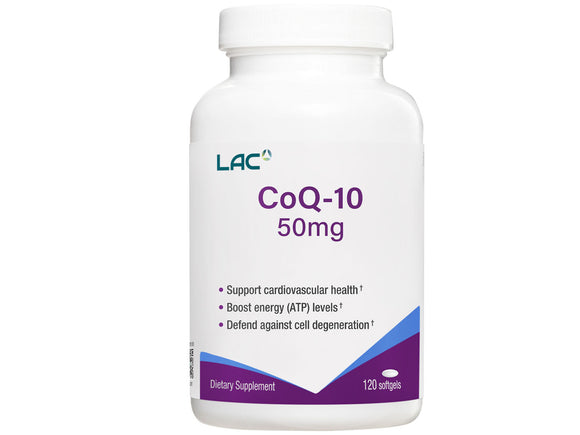 LAC COQ-10 50mg (120 Softgels)