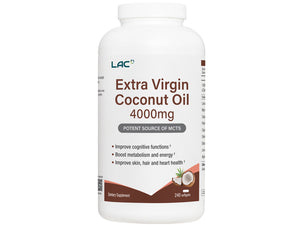 LAC SUPERFOODS Extra Virgin Coconut Oil 4000mg (240 softgels)