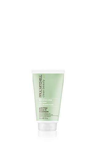Paul Mitchell Clean Beauty Anti-Frizz Leave-In Treatment, Leave-In Conditioner, Anti-Humidity, For Textured, Frizz-Prone Hair, 5.1 fl. oz.