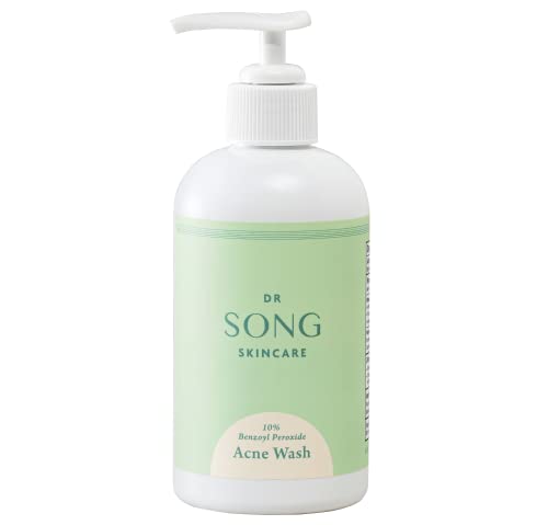 Dr Song Benzoyl Peroxide Wash 10% Acne Treatment: Acne Face Wash & Body Wash (8oz)
