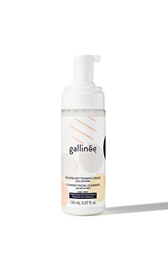 Gallinée Foaming Facial Cleanser – Natural & Purifying Prebiotic Face Wash with Lactic Acid - Suitable for All Skin Types, 150ml / 5,07 FL o.z