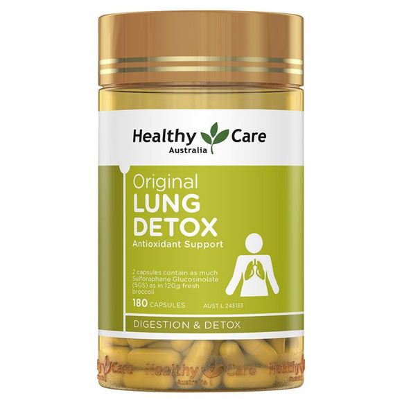 Healthy Care Original Lung Detox 180 Capsules