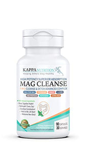 (90 Capsules), 7 in 1 Cleanse and Detox, Aids Digestive System, Regularity, Prevents Constipation, Track System Cleanse, Healthy Gut Flora, Gut Health, Kick-Starts Weight Loss, from Kappa Nutrition.