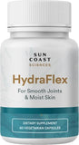 Sun Coast Sciences HydraFlex - Vegan Hyaluronic Acid Joint Pain Supplement for Joint Health and Knee Pain Relief Support - 60 Capsules - Skin and Joint Health Formula Nutrition - No Gluten, Soy, GMOs