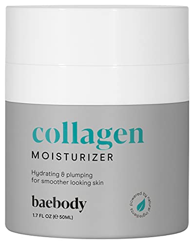 Baebody Collagen Face Cream for Anti-Aging, Advanced Skincare for a Youthful Complexion, Natural Organic and Non-GMO, Lightweight Facial Moisturizing Lotion, 1.7 Fl Oz