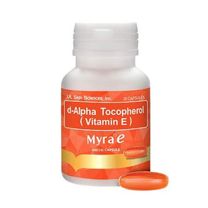 30 Capsules Myra E 400 IU Vitamin E
