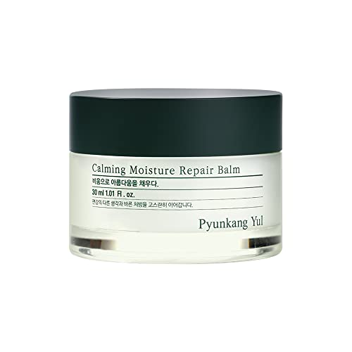 Pyunkang Yul Calming Intensive Repair Balm - K-Beauty Moisturizer with Hyaluronic Acid, Tea Tree, Shea Butter - 1.01 Fl Oz