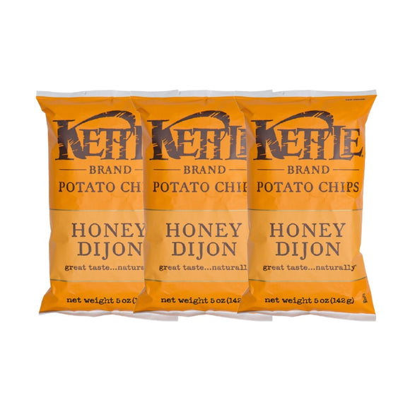 [Bundle of 3] Kettle Honey Dijon Chips, 141g