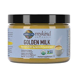 Garden of Life mykind Organics Golden Milk Recovery & Nourishment Powder - 44mg Turmeric Curcumin (95% Curcuminoids), Ashwagandha - Organic Non-GMO Vegan & Gluten Free Herbal Supplements, 30 Servings