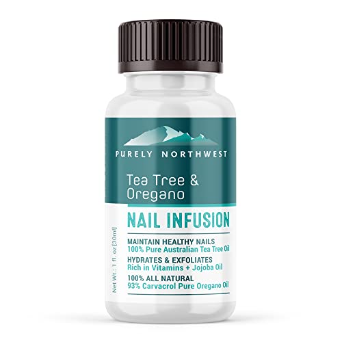 Extra Strength-100% All Natural Fungus Nail Solution for Toenail & Fingernails: Renew Thick, Broken & Discolored Nails Made by Purely Northwest -1fl.oz