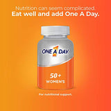 One A Day Women’s 50+ Multivitamins, Multivitamin for Women with Vitamin A, C, D, E and Zinc for Immune Health Support*, Calcium & more, 100 count