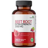 Futurebiotics Beet Root Extra Strength 2000 MG - Non-GMO, 360 Vegetarian Tablets