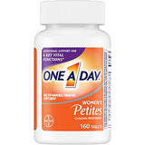 One A Day Women’s Petites Multivitamin,Supplement with Vitamin A, Vitamin C, Vitamin D, Vitamin E and Zinc for Immune Health Support, B Vitamins, Biotin, Folate (as folic acid) & more, 160 count