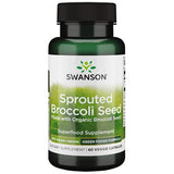 Swanson Made with Organic Sprouted Broccoli Seed 400 Milligrams 60 Veg Capsules