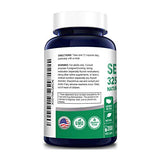 Sea Kelp 325mcg 200 Veggie Capsules ( Non-GMO & Gluten Free, Made with Organic kelp) Supports Thyroid Health* Supports Healthy Weight and Energy*