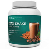 Dr. Berg's Keto Shake w/ MCT Oil Powder - Vegan Protein Organic Plant-Based Shakes, Perfect Keto Light Meal Snacks - Supports Ketosis & Workout Recovery Dairy & Gluten Free - Cocoa Flavor 720 gm