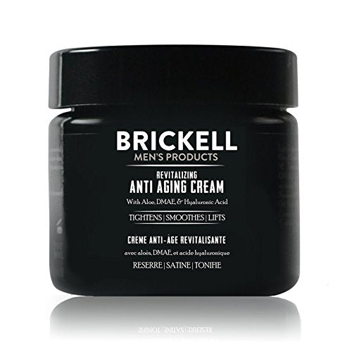 Brickell Men's Revitalizing Anti-Aging Cream For Men, Natural and Organic Anti Wrinkle Night Face Cream To Reduce Fine Lines and Wrinkles, 2 Ounce, Scented