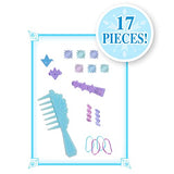 Disney Frozen 2 Elsa Styling Head, 17-Pieces Include Wear and Share Accessories, Blonde, Hair Styling for Kids, by Just Play
