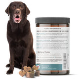 Senior Dog Vitamins and Supplements -120 Grain-Free Chewable Multi Vitamin - Senior Multivitamin for Dogs, Pet Glucosamine Chondroitin Joint Support, Arthritis, Immune Booster, Skin, Coat, Probiotics