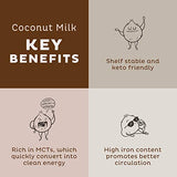 KOS Organic Coconut Milk Powder - Sugar Free Coffee Creamer Powder - Vegan, Keto, Paleo Friendly - 12.6oz