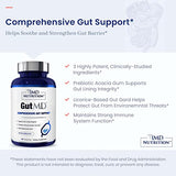 1MD Nutrition GutMD - L-Glutamine Capsules w/Prebiotic for Gut Health - L Glutamine Supplement - Supports Healthy Digestive Tract Integrity - 90 Capsules