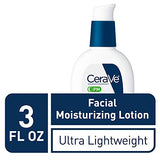 CeraVe PM Facial Moisturizing Lotion | Night Cream with Hyaluronic Acid and Niacinamide | Ultra-Lightweight, Oil-Free Moisturizer for Face | 3 Ounce