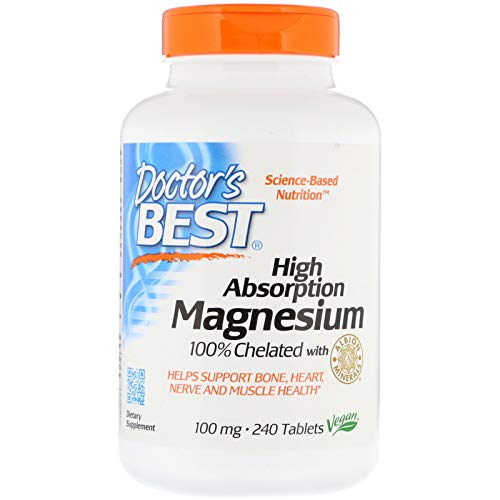 Doctor's Best High Absorption Magnesium 100% Chelated 100mg 240 Table