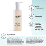 Honest Beauty Gentle Gel Cleanser with Chamomile & Calendula Extracts, Sulfate Free, Paraben Free, 5.0 Fl Oz