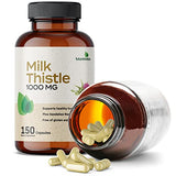 Futurebiotics Milk Thistle 1000mg Silymarin Marianum & Dandelion Root Liver Health Support, 150 Capsules