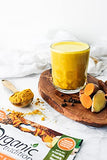 Organic Traditions Turmeric Latte with Probiotics and Saffron, 5.3 oz (150 g)