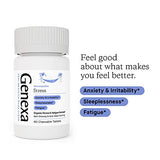 Genexa Stress - 60 Tablets - Stress Relief & Fatigue Remedy - Certified Organic, Gluten Free & Non-GMO - Homeopathic Remedies