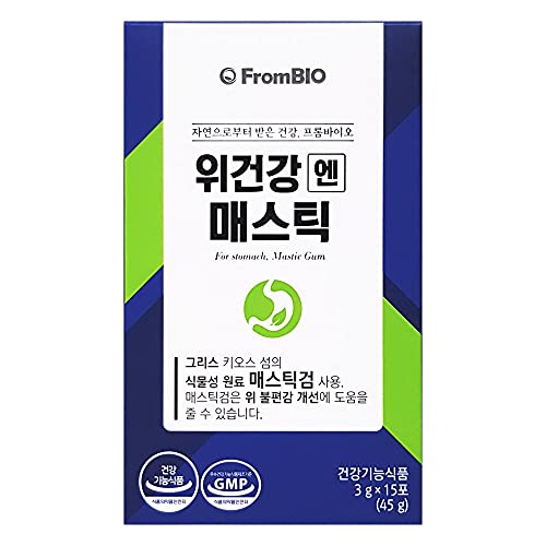 FromBIO For stomach Mastic Gum powder 15 sticks 프롬바이오 매스틱검