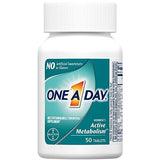 One A Day Women’s Active Metabolism Multivitamin, Supplement with Vitamin A, C, D, E and Zinc for Immune Health Support*, Iron, Calcium, Folic Acid & more, 50 Count