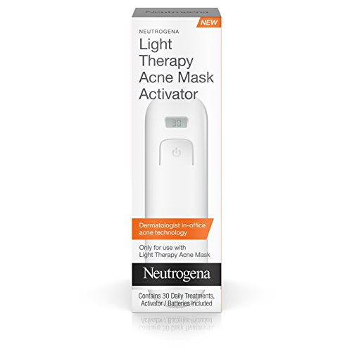Neutrogena Acne Clearing Light Therapy Acne Treatment Face Mask Activator for 30 Sessions